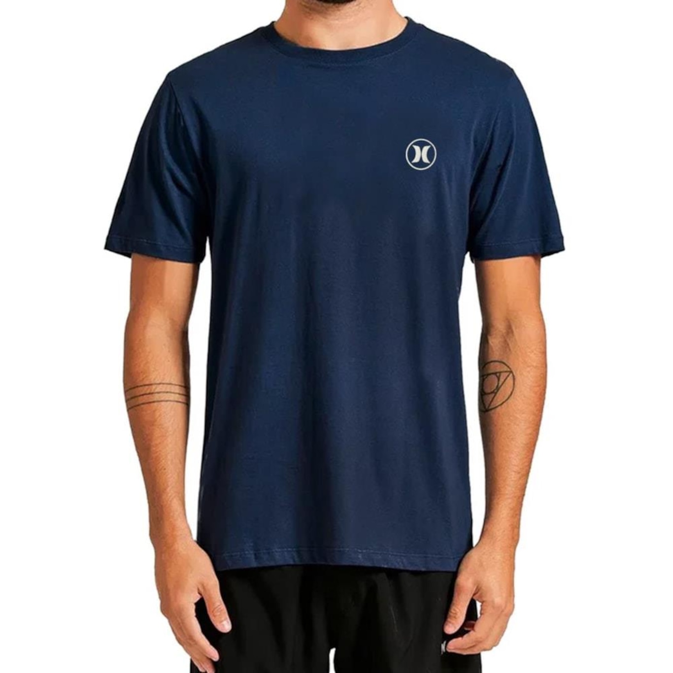 Camiseta Hurley Mini Circle Icon - Masculina - Foto 1