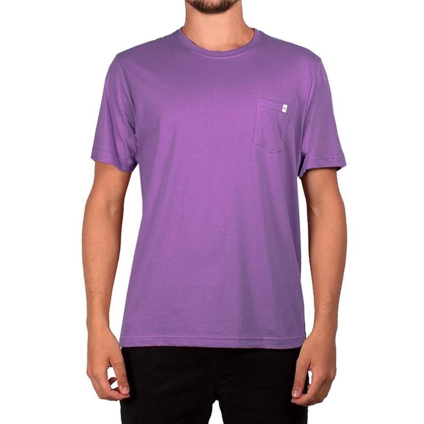 Camiseta Rip Curl Plain Pocket Grapes - Masculina - Foto 1