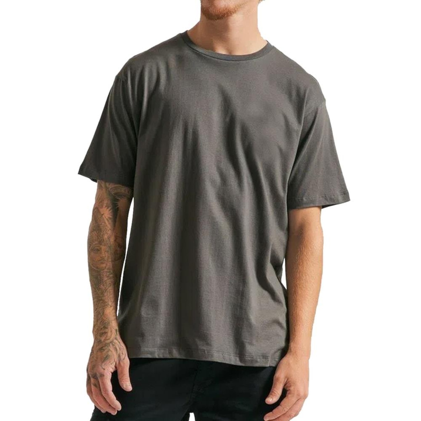 Camiseta Volcom Solid Stone - Masculina - Foto 1