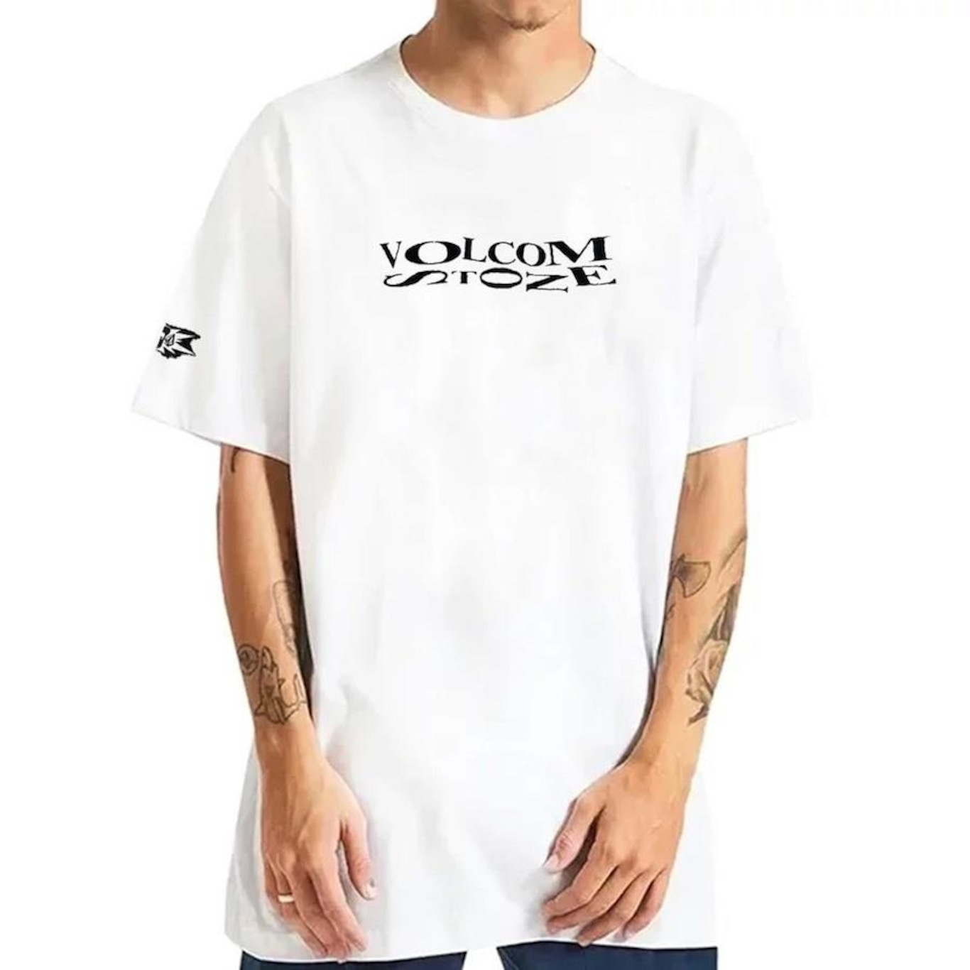 Camiseta Volcom Slim Vtv - Masculina - Foto 1