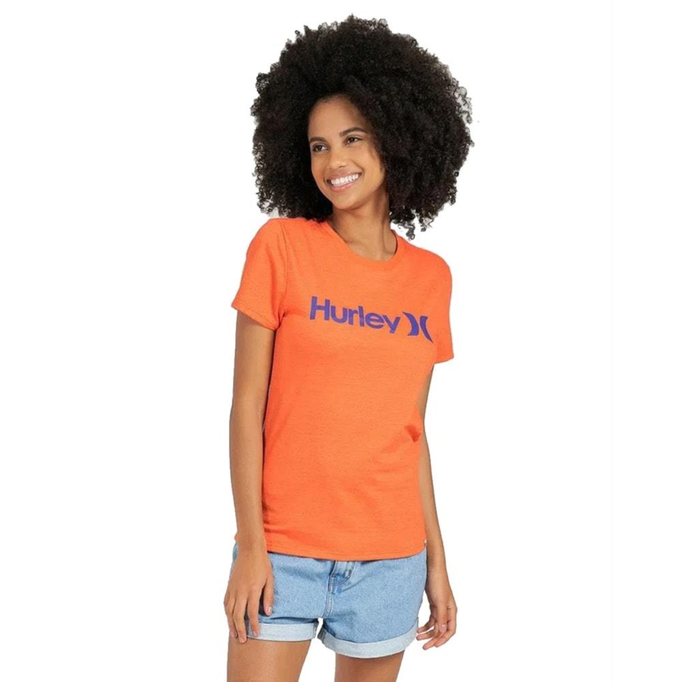 Camiseta Hurley One e Only - Feminina - Foto 1