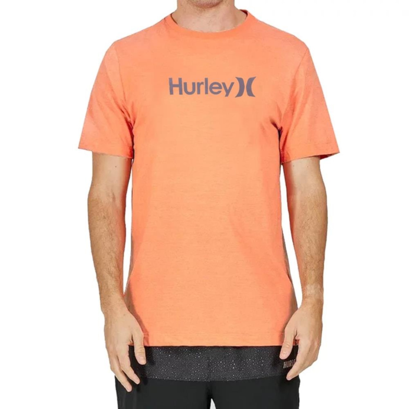 Camiseta Hurley Silk Oeo Solid - Masculina - Foto 1