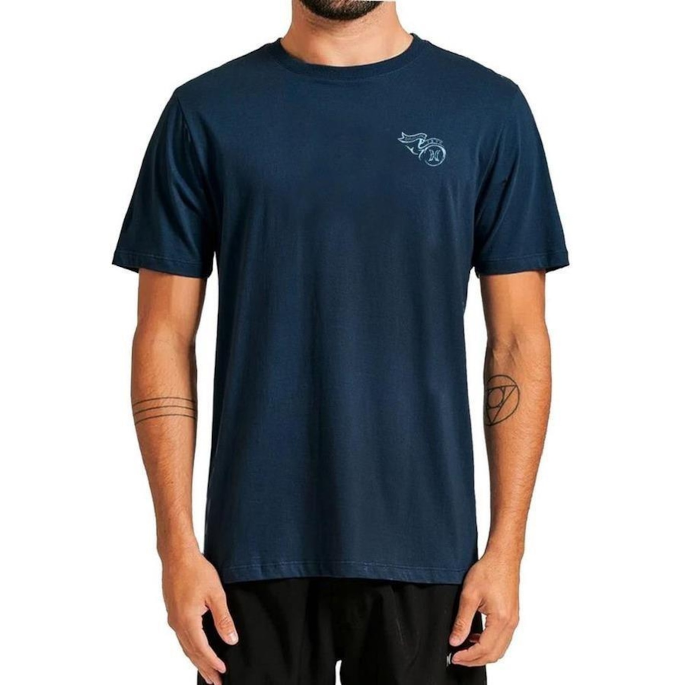 Camiseta Hurley Silk Ink - Masculina - Foto 1