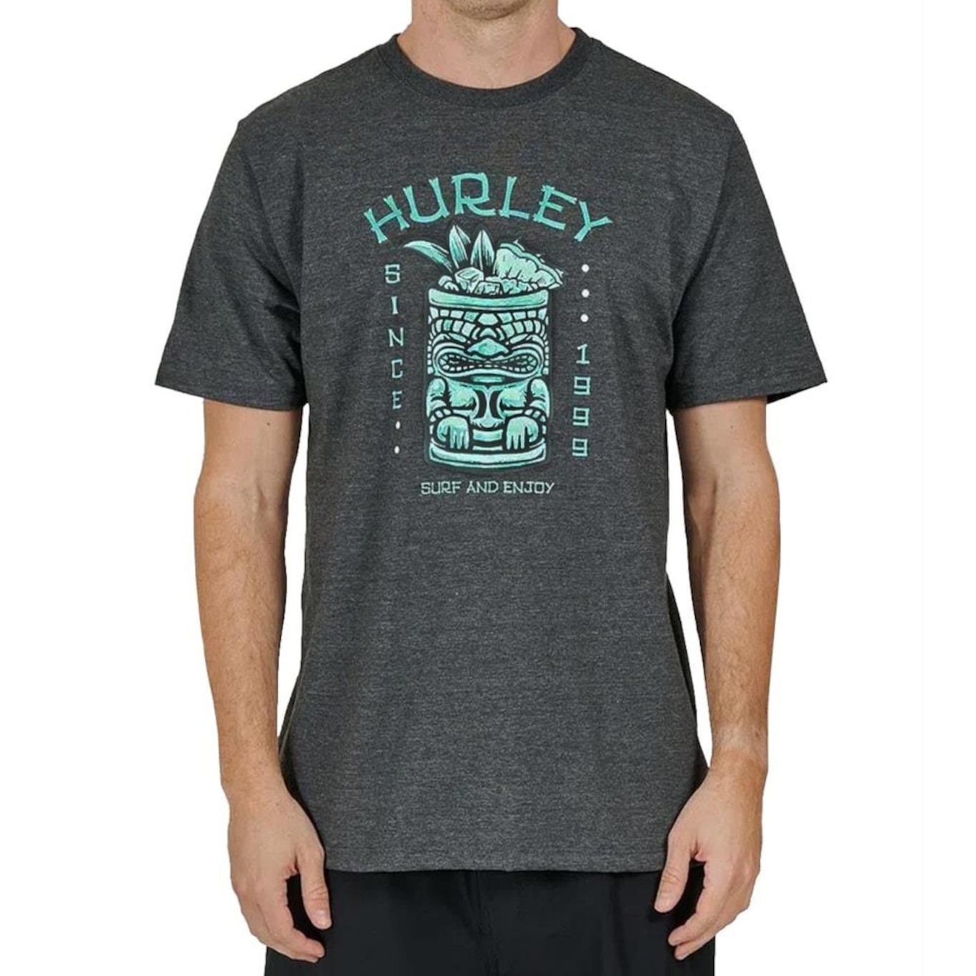 Camiseta Hurley Tiki Drink - Masculina - Foto 1