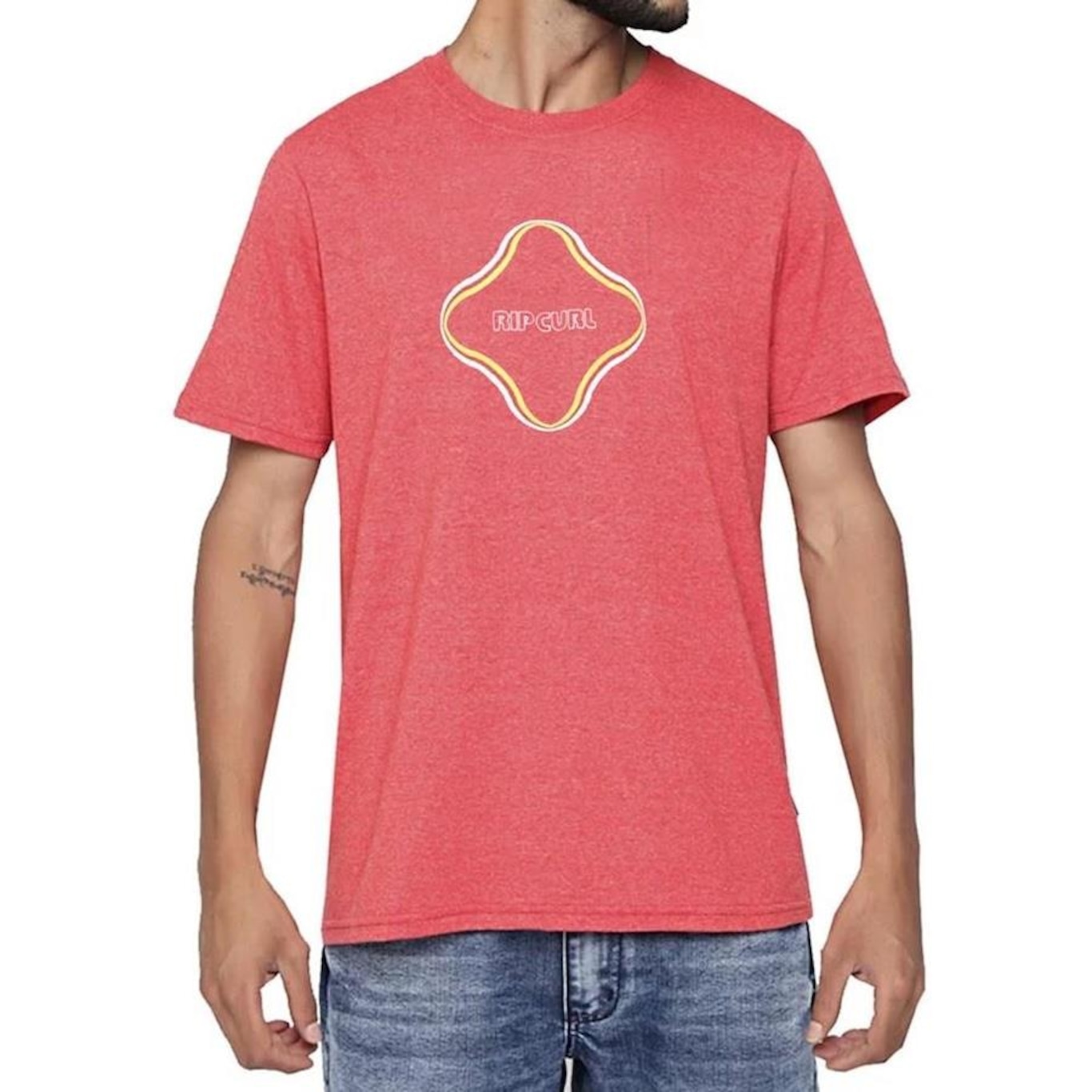 Camiseta Rip Curl Blood Marle - Masculina - Foto 1