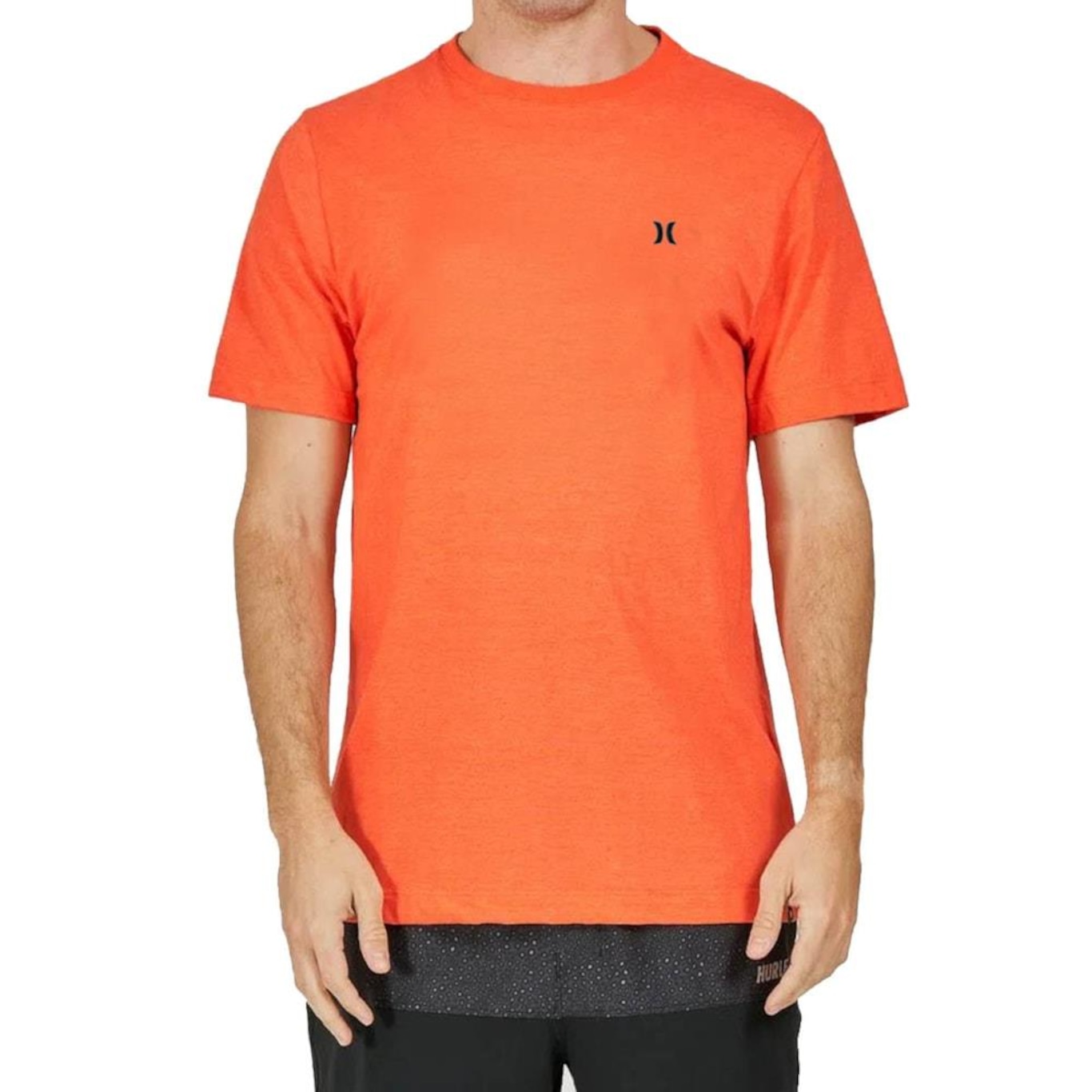 Camiseta Hurley Mini Icon Mescla - Masculina - Foto 1