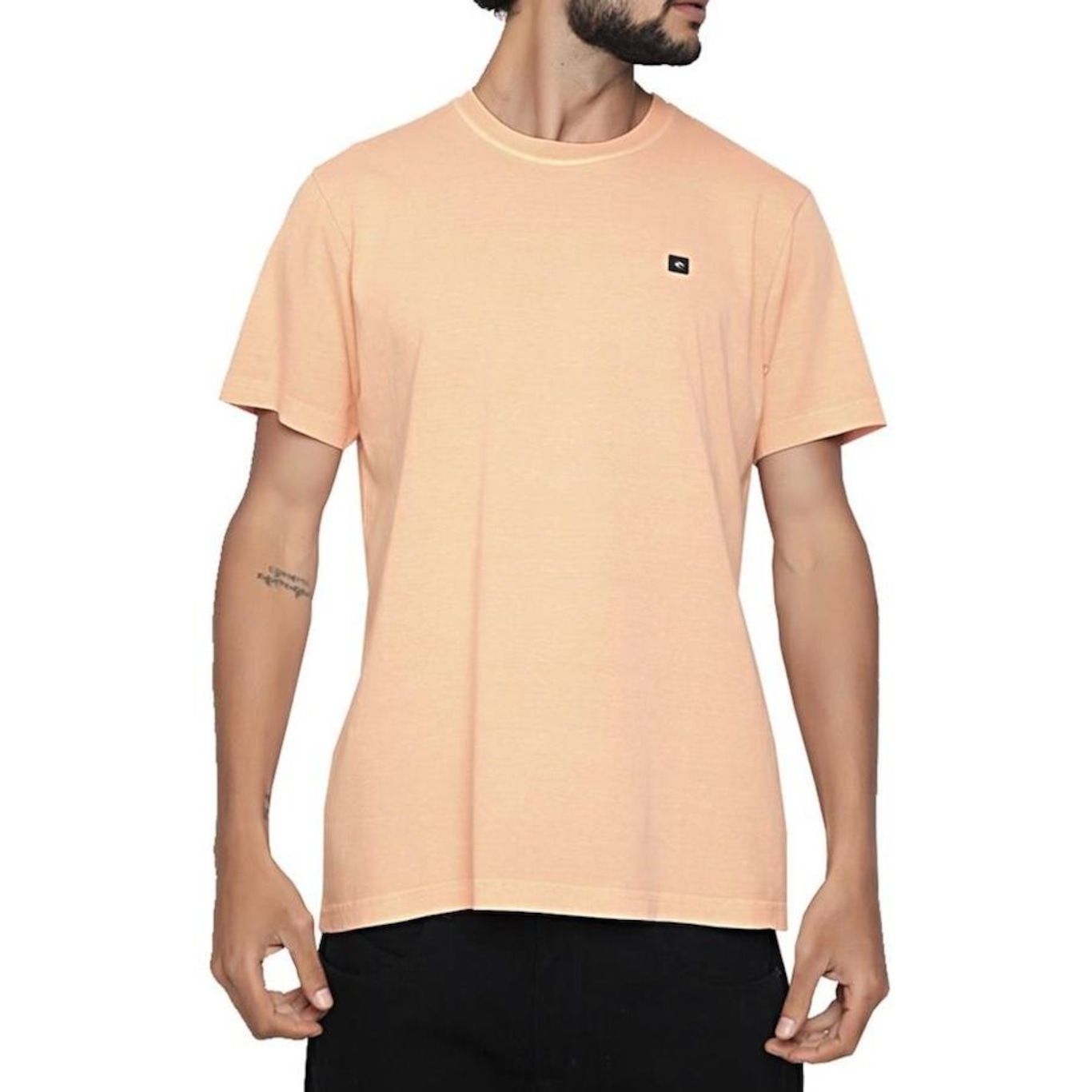 Camiseta Rip Curl Plain Wash - Masculina - Foto 1