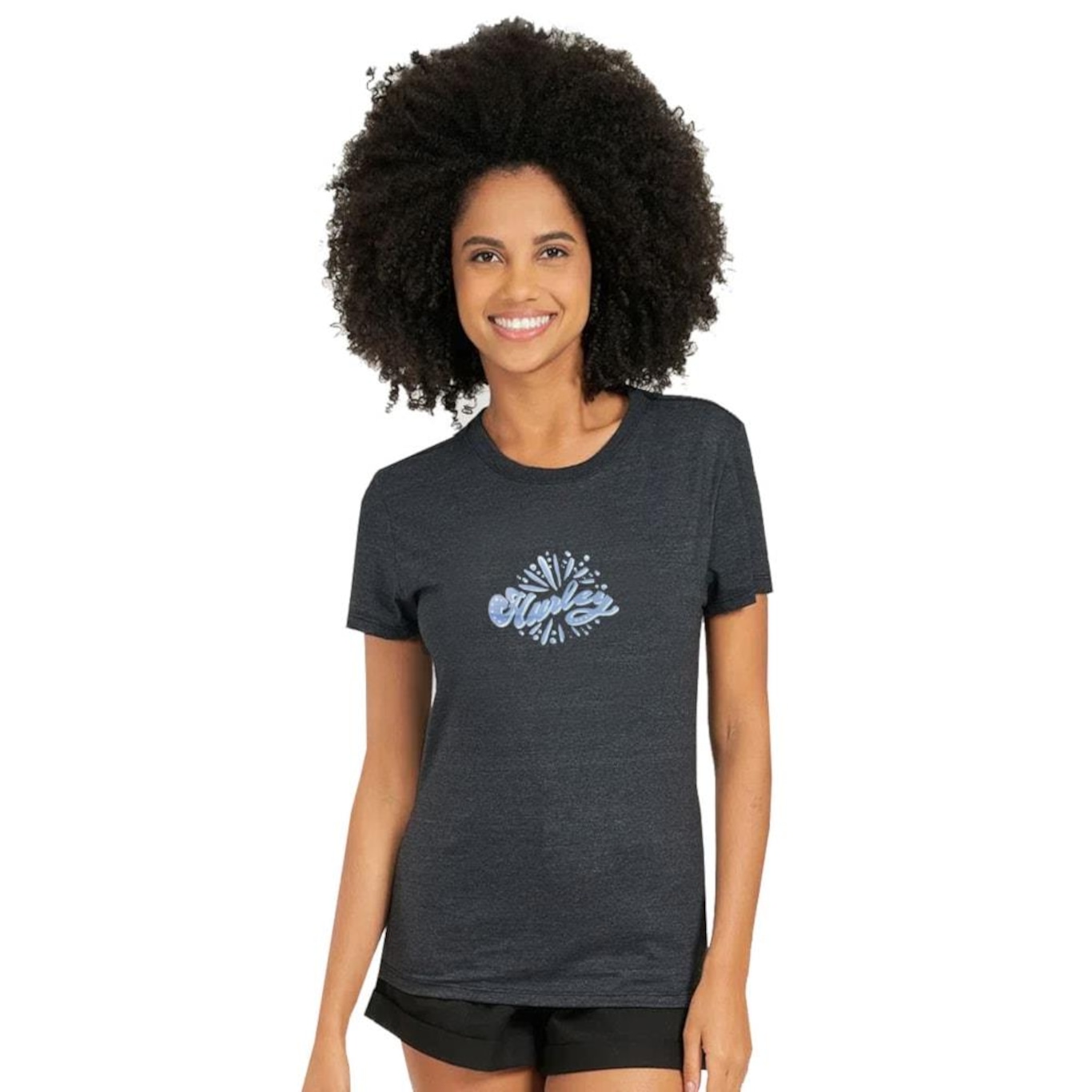 Camiseta Hurley Ringer - Feminina - Foto 1