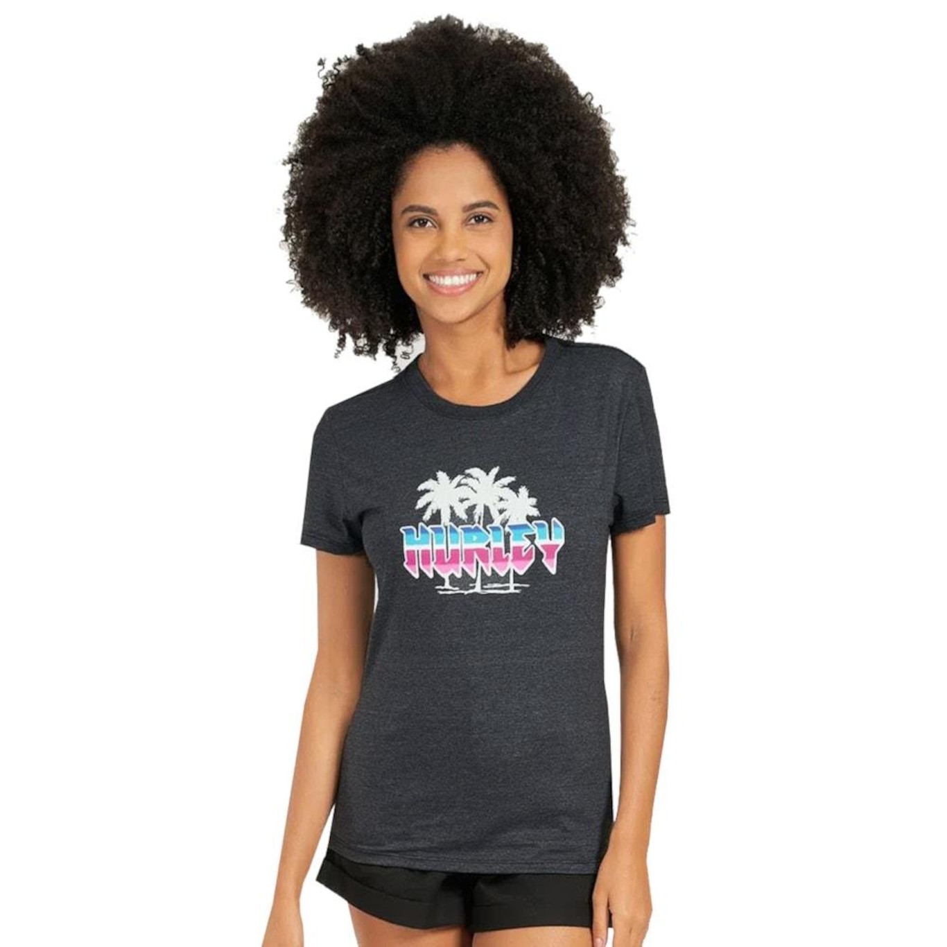 Camiseta Hurley Boyfried - Feminina - Foto 1