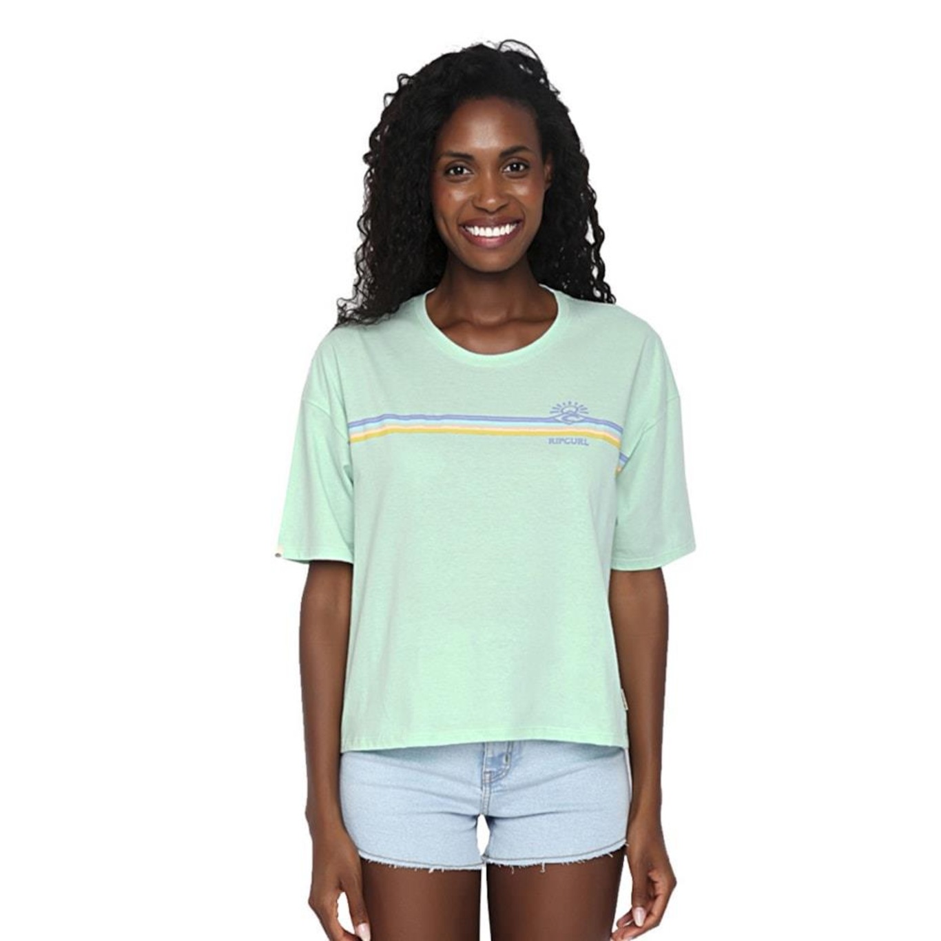 Camiseta Rip Curl Melting Waves - Feminina - Foto 1