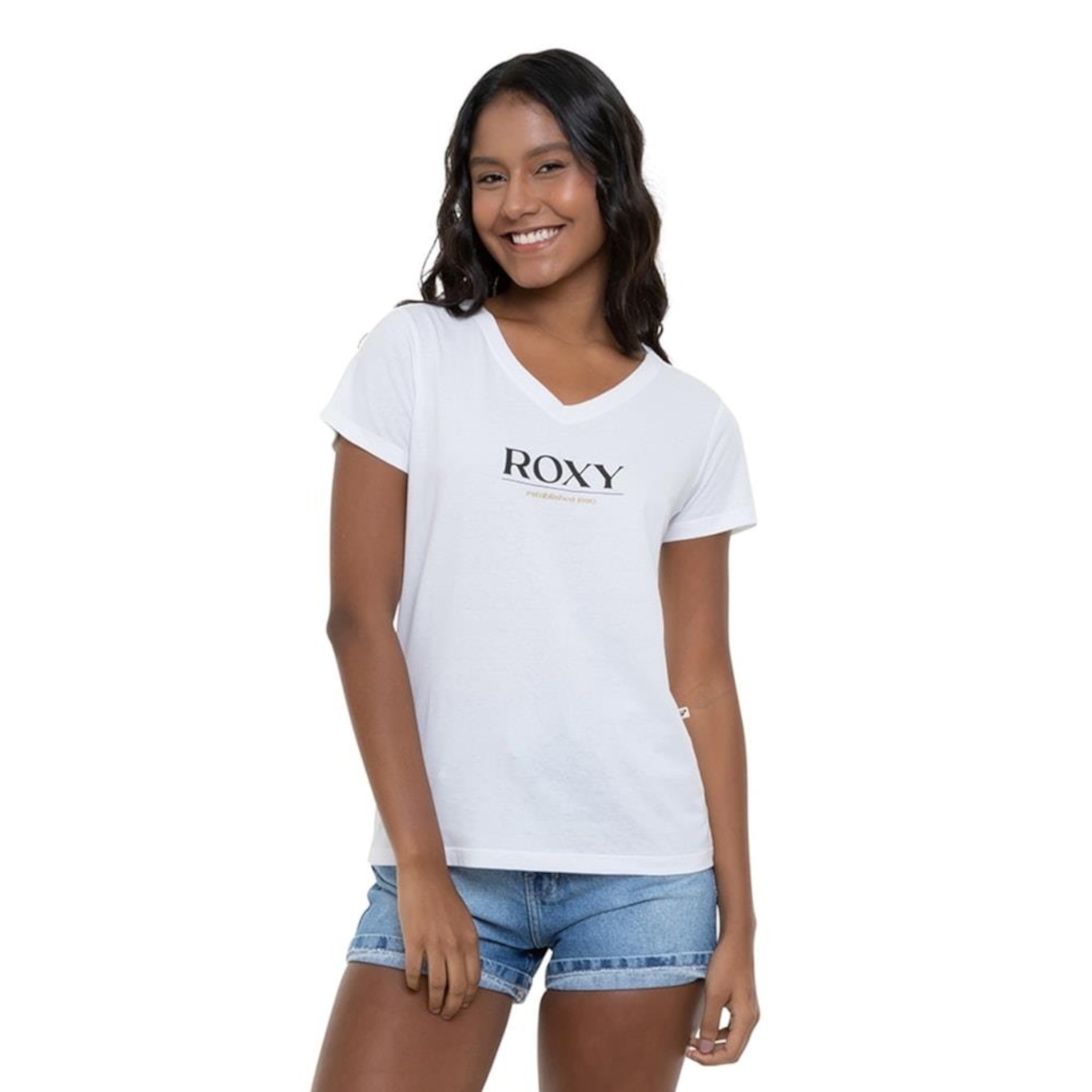 Camiseta Roxy Noon Ocean - Feminina - Foto 1