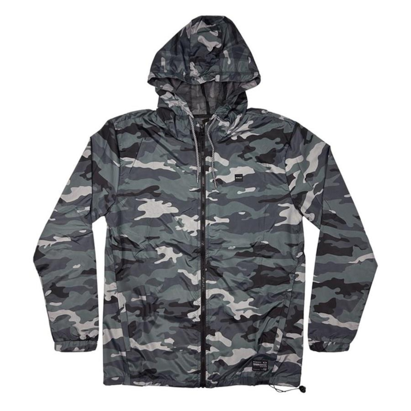 Jaqueta com Capuz Oakley Camo Windbreaker - Masculina - Foto 1