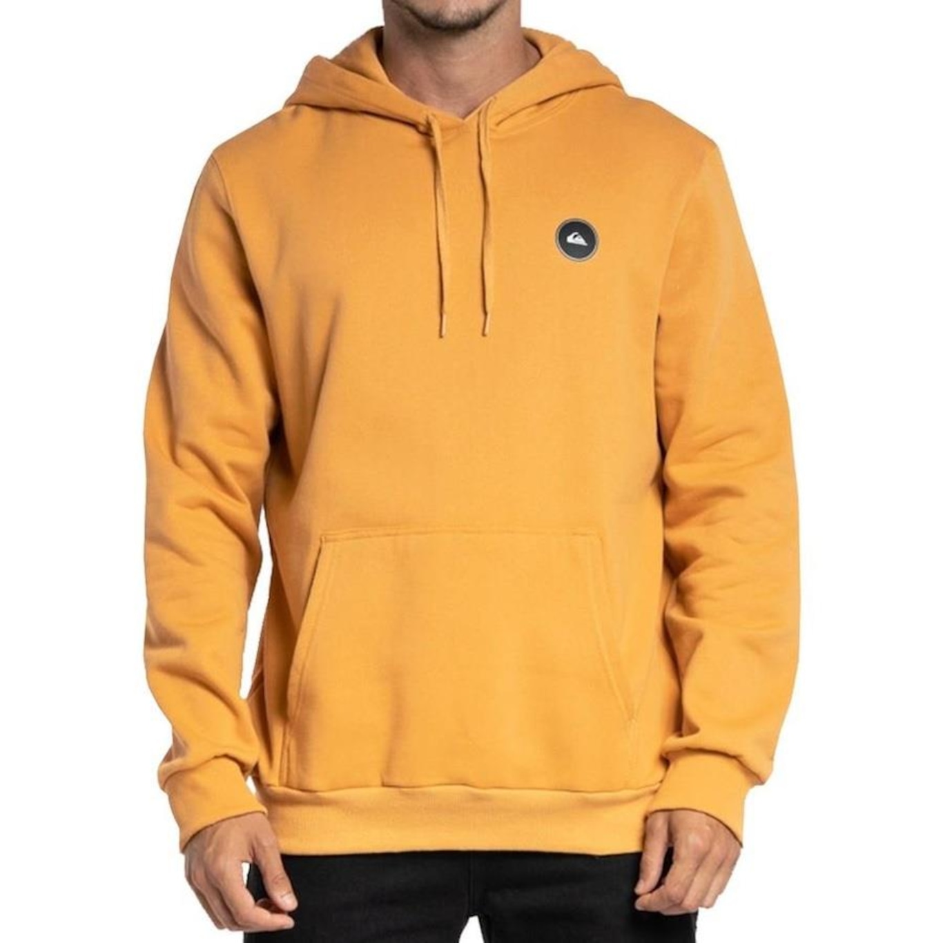 Blusão de Moletom com Capuz Quiksilver Canguru Transfer Round - Masculino - Foto 1