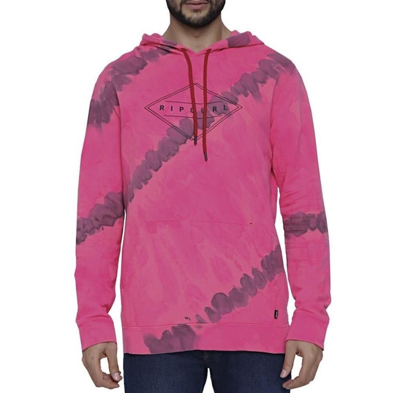 Blusão de Moletom com Capuz Rip Curl Medina Tie Dye - Masculino - Foto 1