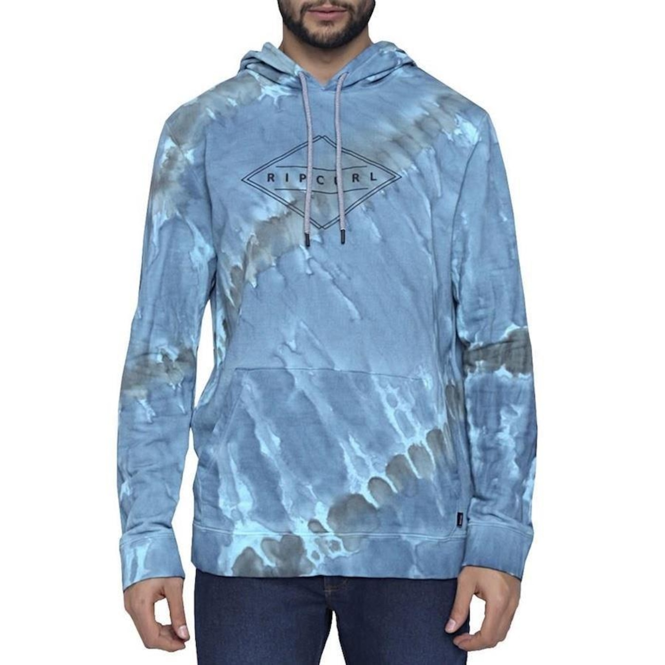 Blusão de Moletom com Capuz Rip Curl Medina Tie Dye - Masculino - Foto 1