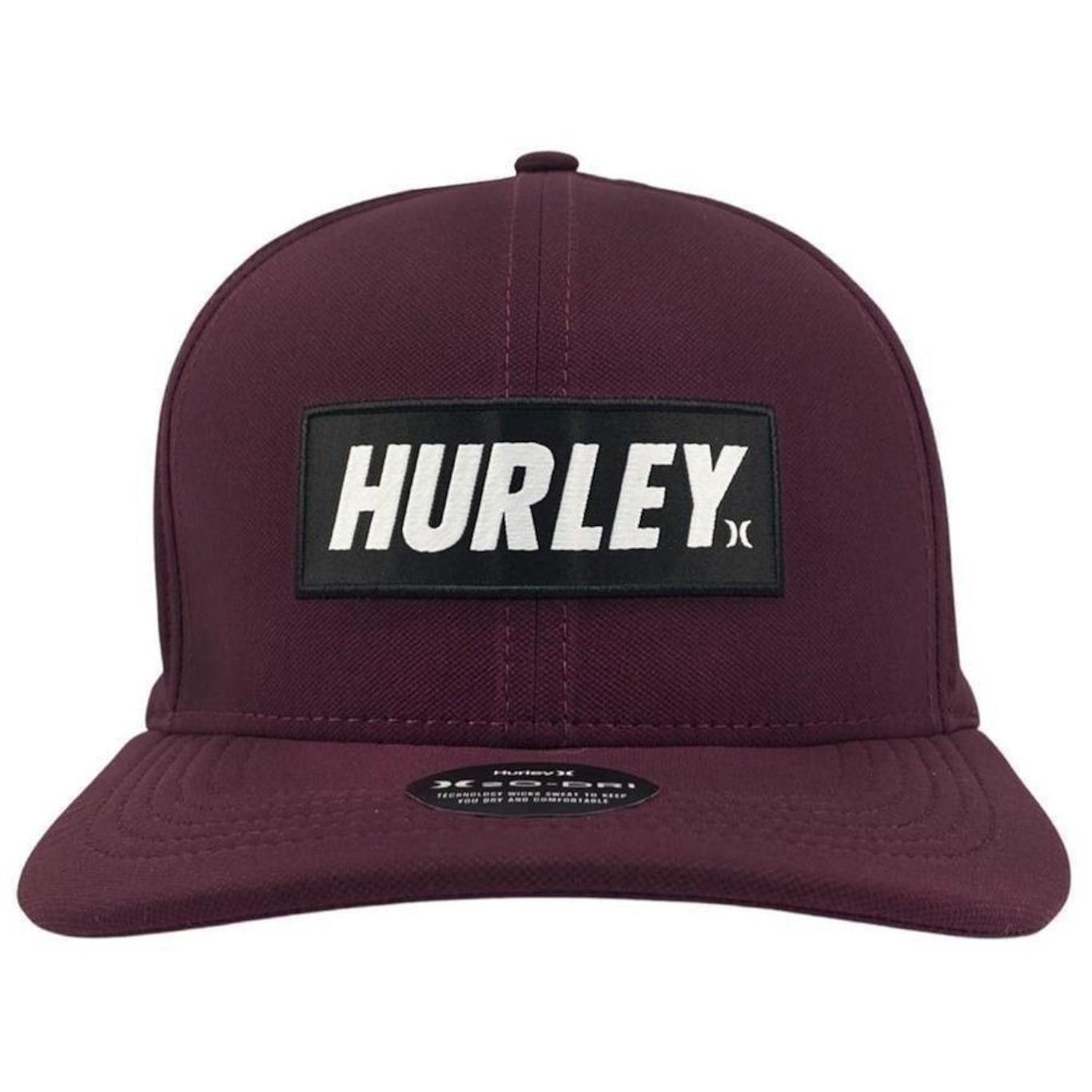 Boné Curva Hurley Label - Snapback - Adulto - Foto 2