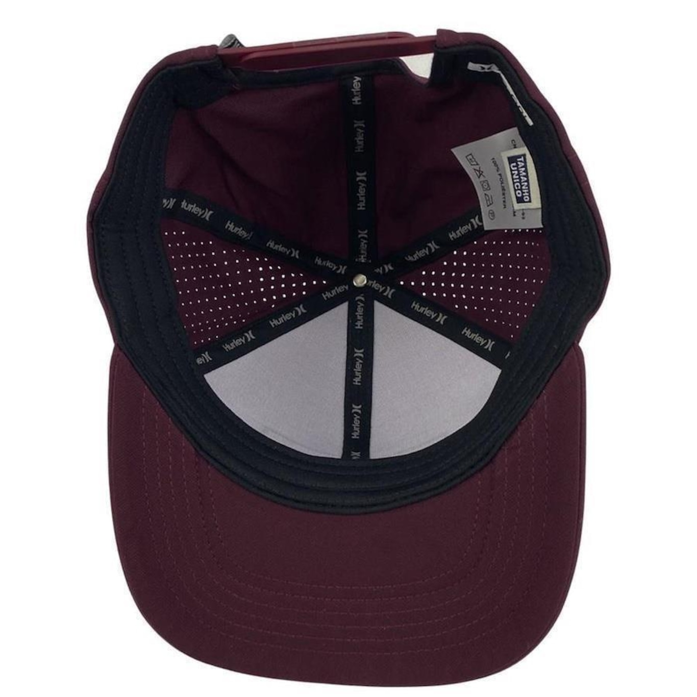 Boné Curva Hurley Label - Snapback - Adulto - Foto 3