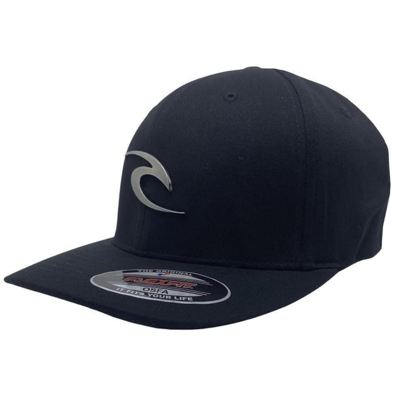 BONÉ ABA CURVA RIP CURL WAVE ICON METAL LOGO - FECHADO - ADULTO - Foto 3