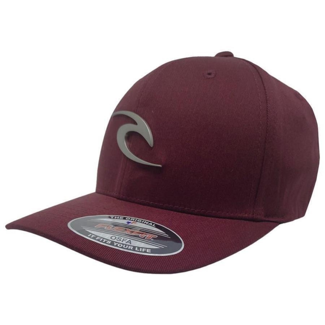 BONÉ ABA CURVA RIP CURL WAVE ICON METAL LOGO - FECHADO - ADULTO - Foto 3