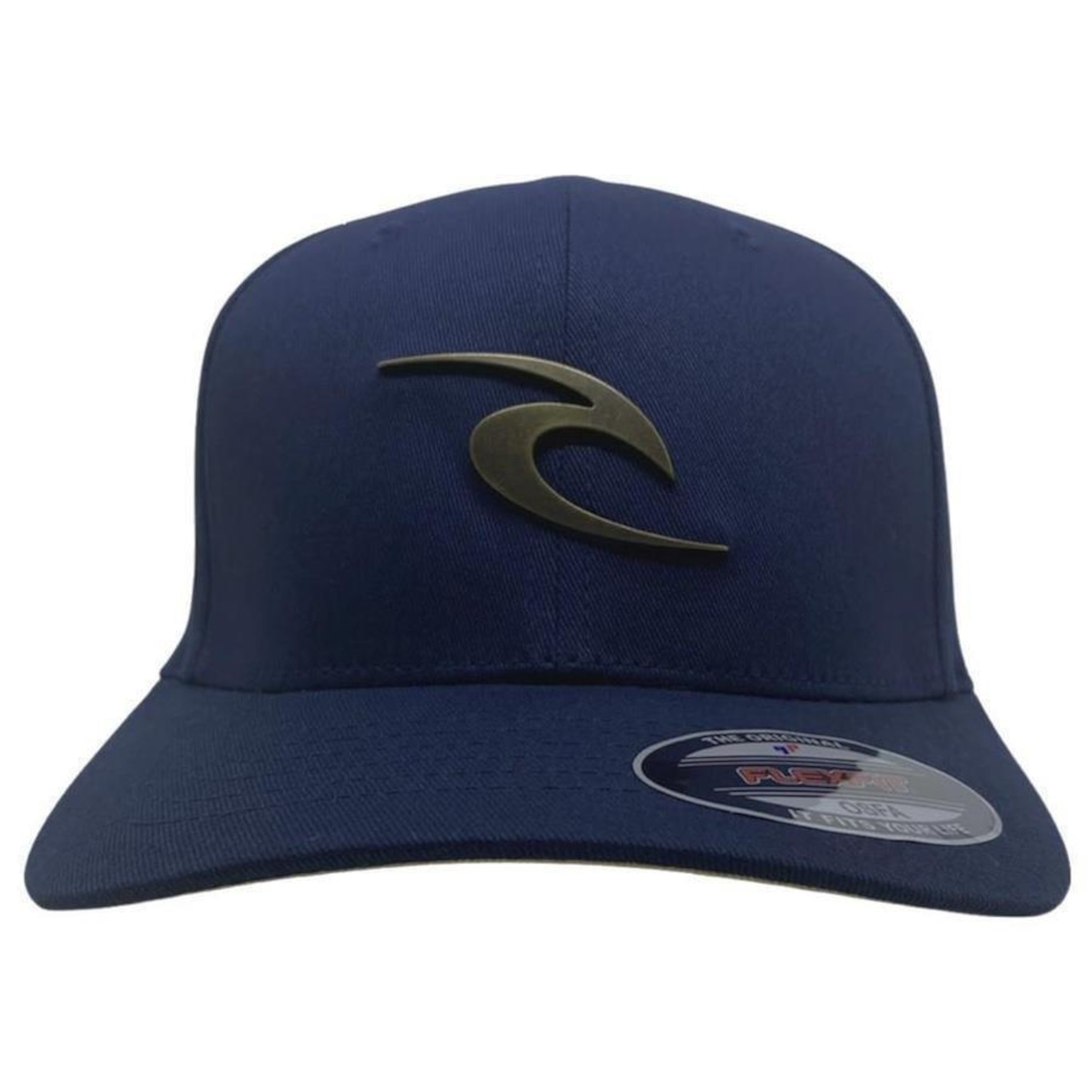 BONÉ ABA CURVA RIP CURL WAVE ICON METAL LOGO - FECHADO - ADULTO - Foto 1