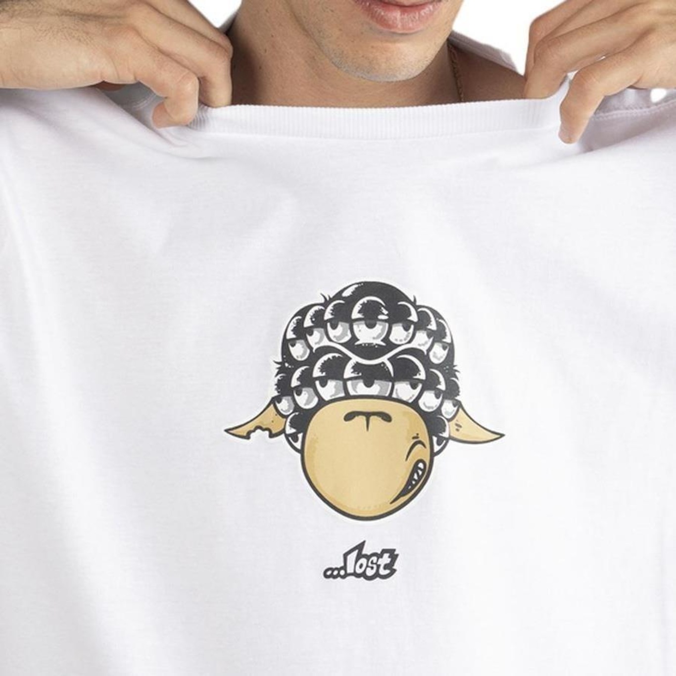 Camiseta Lost Crazy Sheep - Masculina - Foto 2