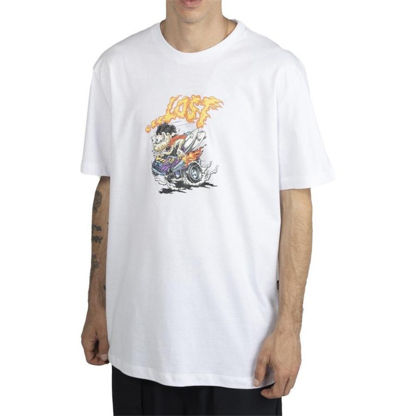 Camiseta Lost Hot Rod - Masculina - Foto 1