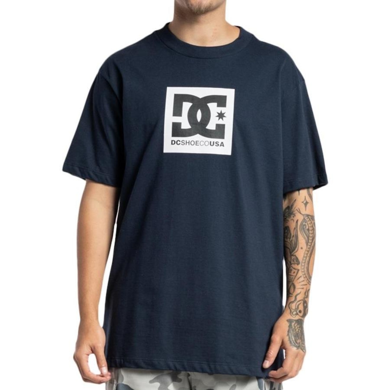 Camiseta DC Shoes DC Square Star WT23 - Masculina - Foto 1