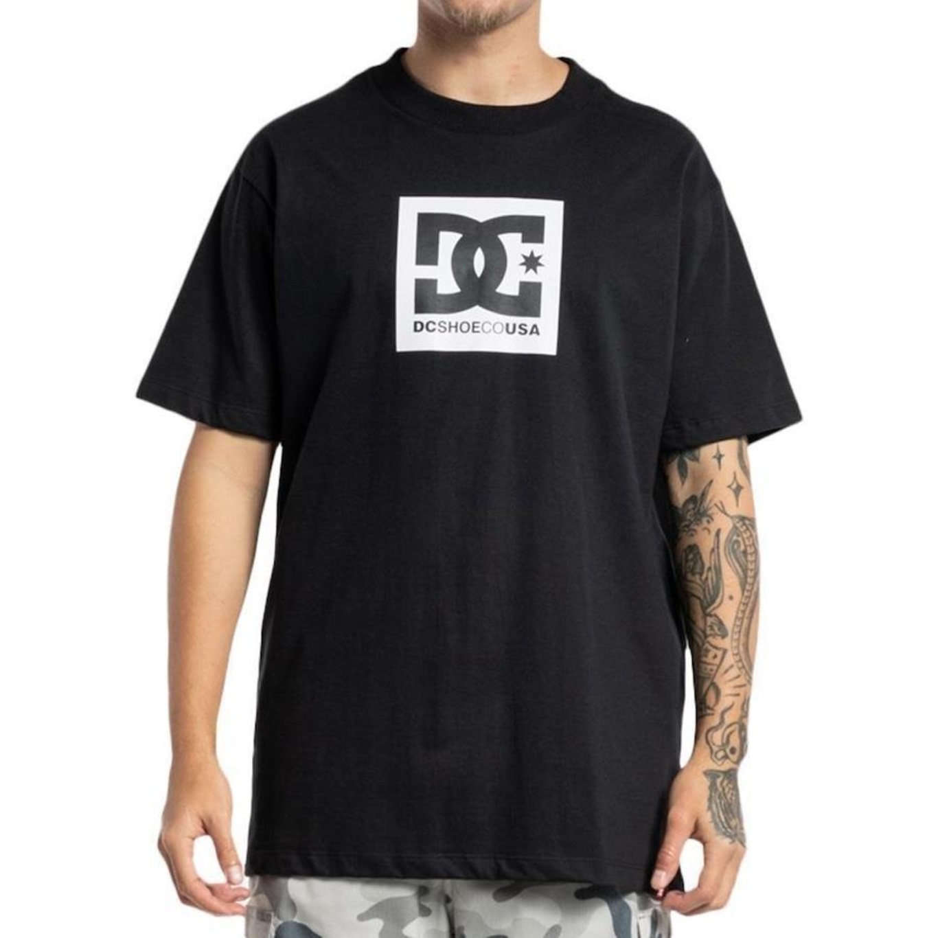 Camiseta DC Shoes DC Square Star WT23 - Masculina - Foto 1