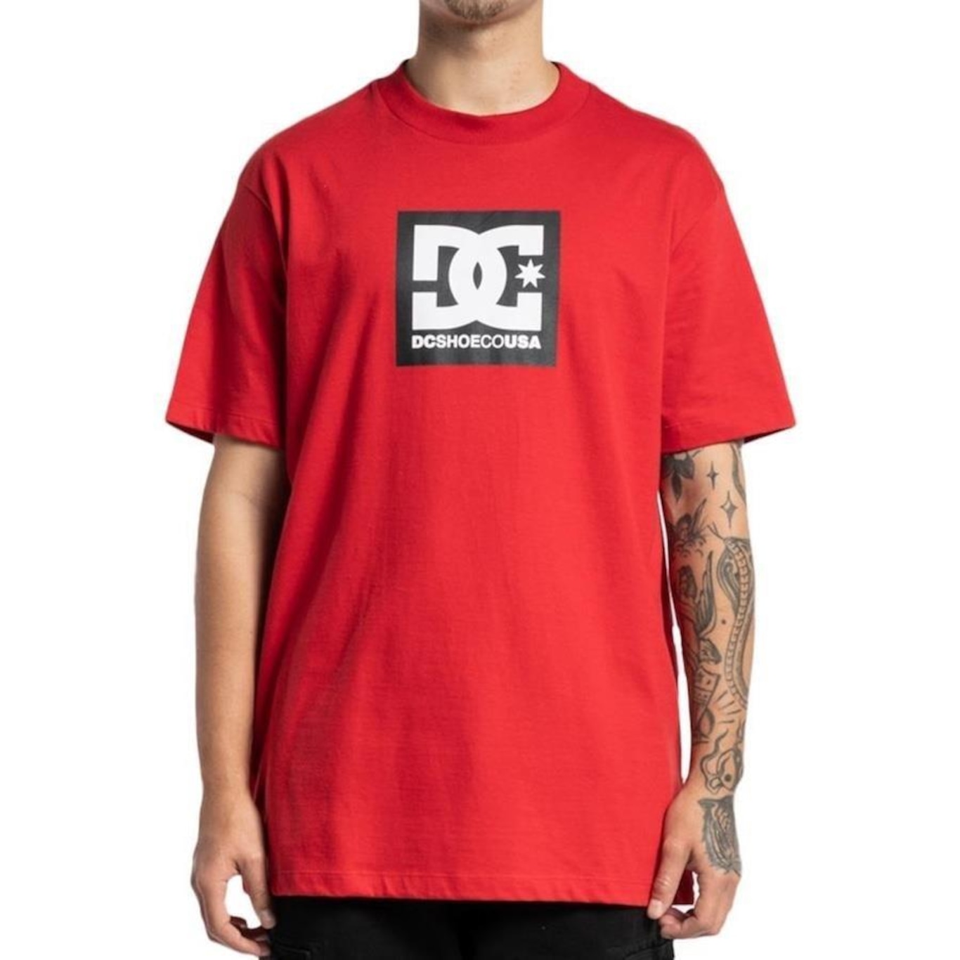 Camiseta DC Shoes DC Square Star WT23 - Masculina - Foto 1