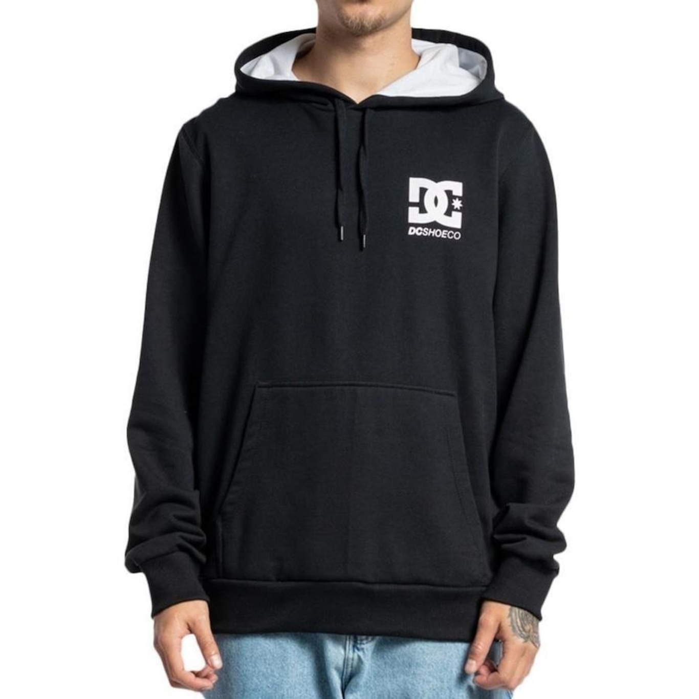 Blusão de Moletom com Capuz DC Shoes Horizontal Cut WT23 - Masculino - Foto 1