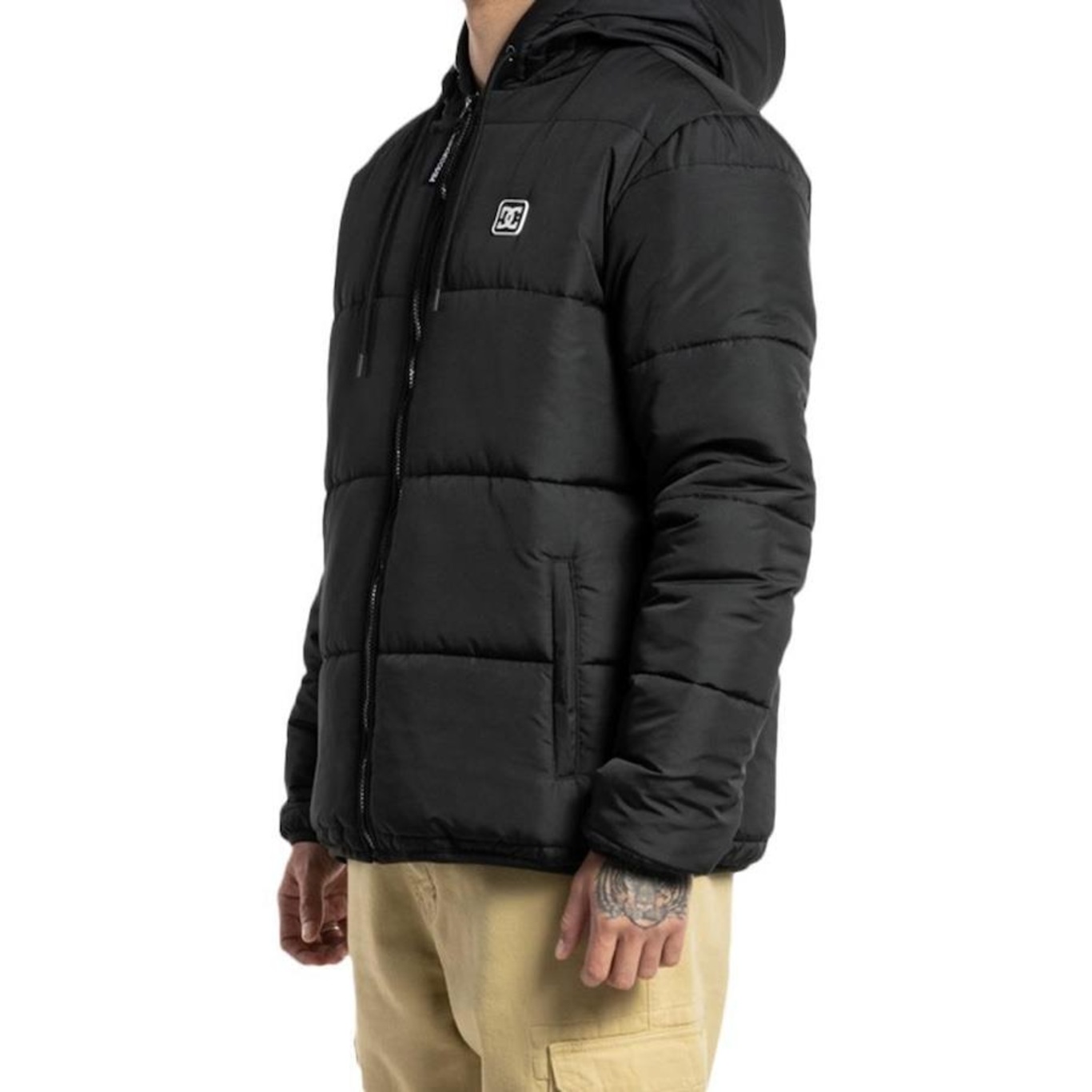 Jaqueta com Capuz DC Shoes DC Star Puffer WT23 - Masculina - Foto 4