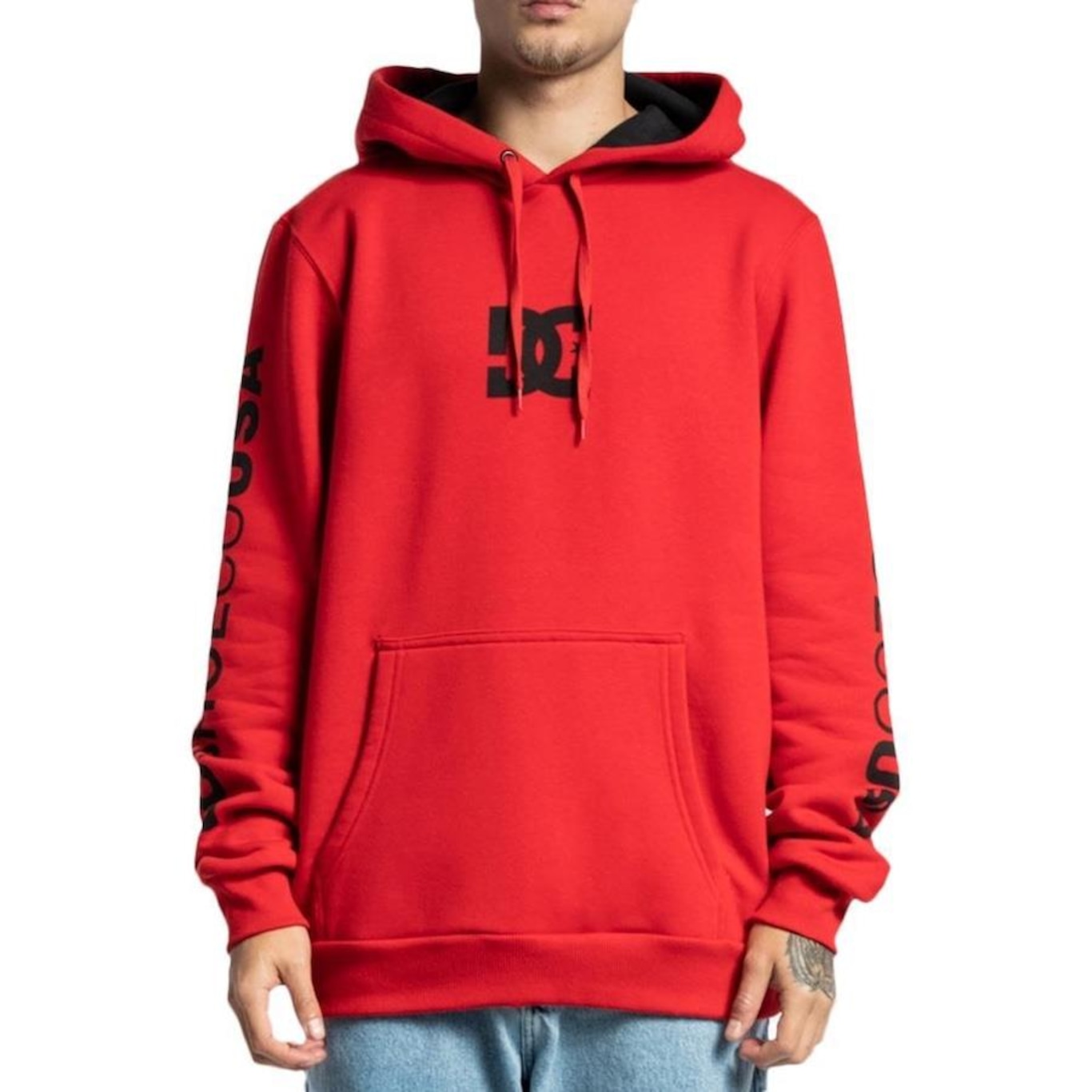 Blusão de Moletom com Capuz DC Shoes DCShoecousa Sleeve WT23 - Masculino - Foto 1