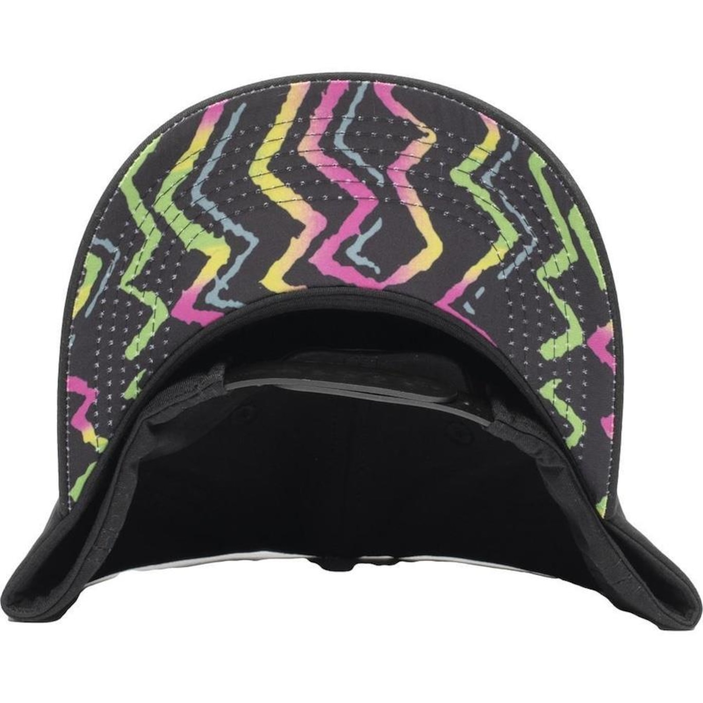 Boné Aba Curva Billabong Stacked Print - Snapback - Adulto - Foto 3