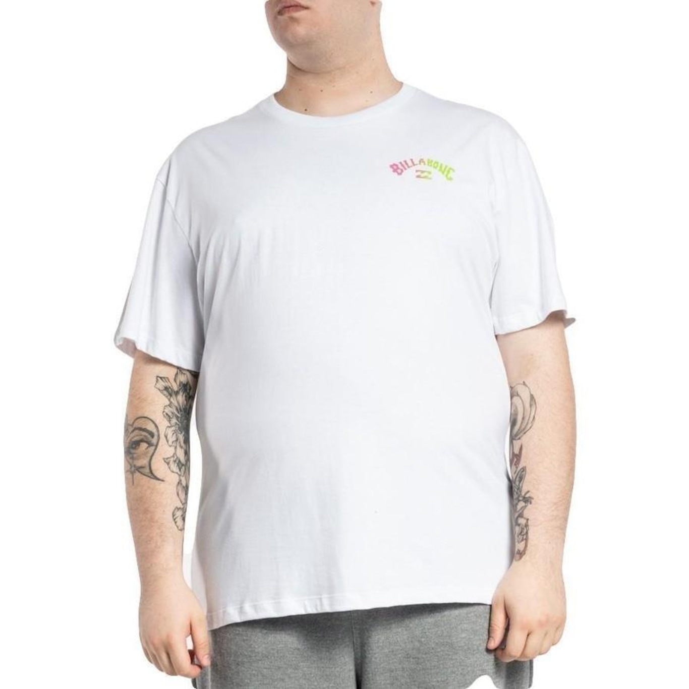 Camiseta Billabong Arch Plus Size WT23 - Masculina - Foto 1