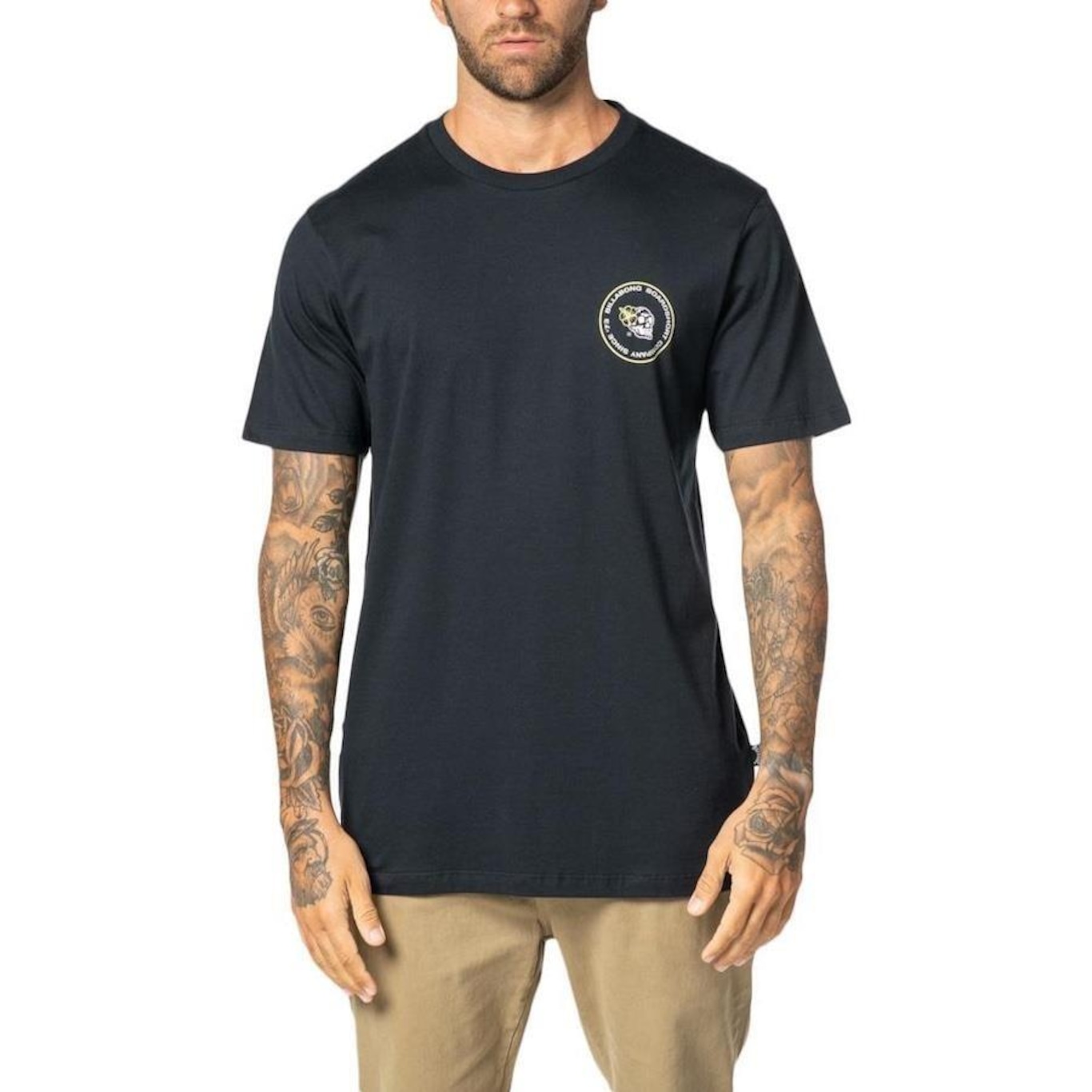 Camiseta Billabong Bonez WT23 - Masculina - Foto 1