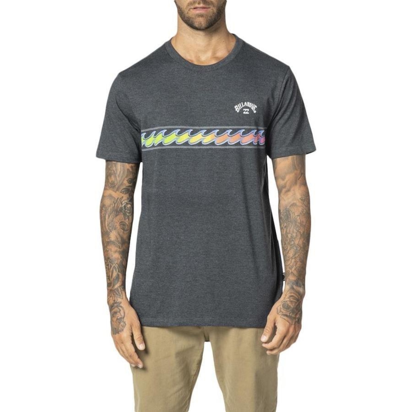 Camiseta Billabong Spinner II Plus Size WT23 - Masculina - Foto 1