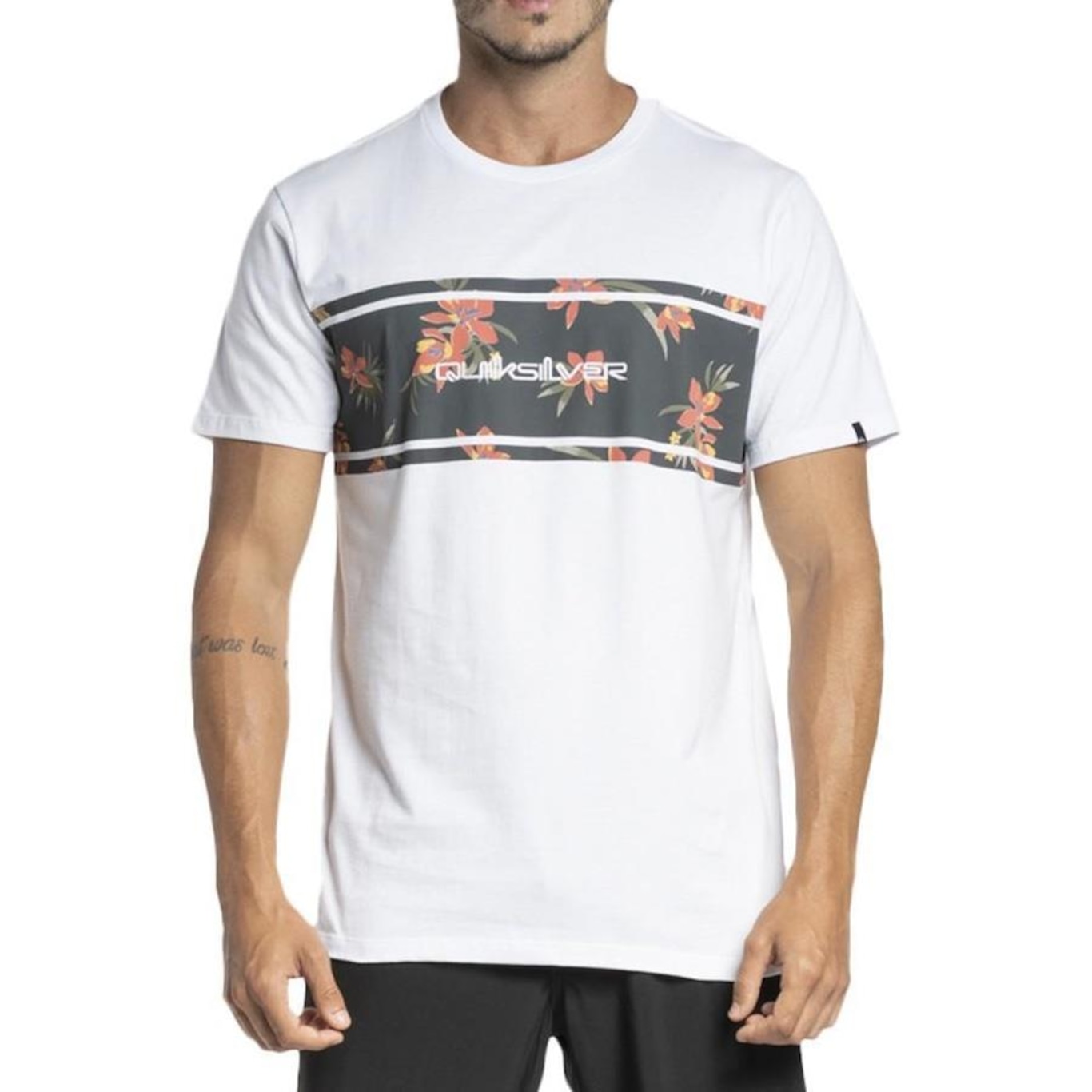 Camiseta Quiksilver Flower WT23 - Masculina - Foto 1