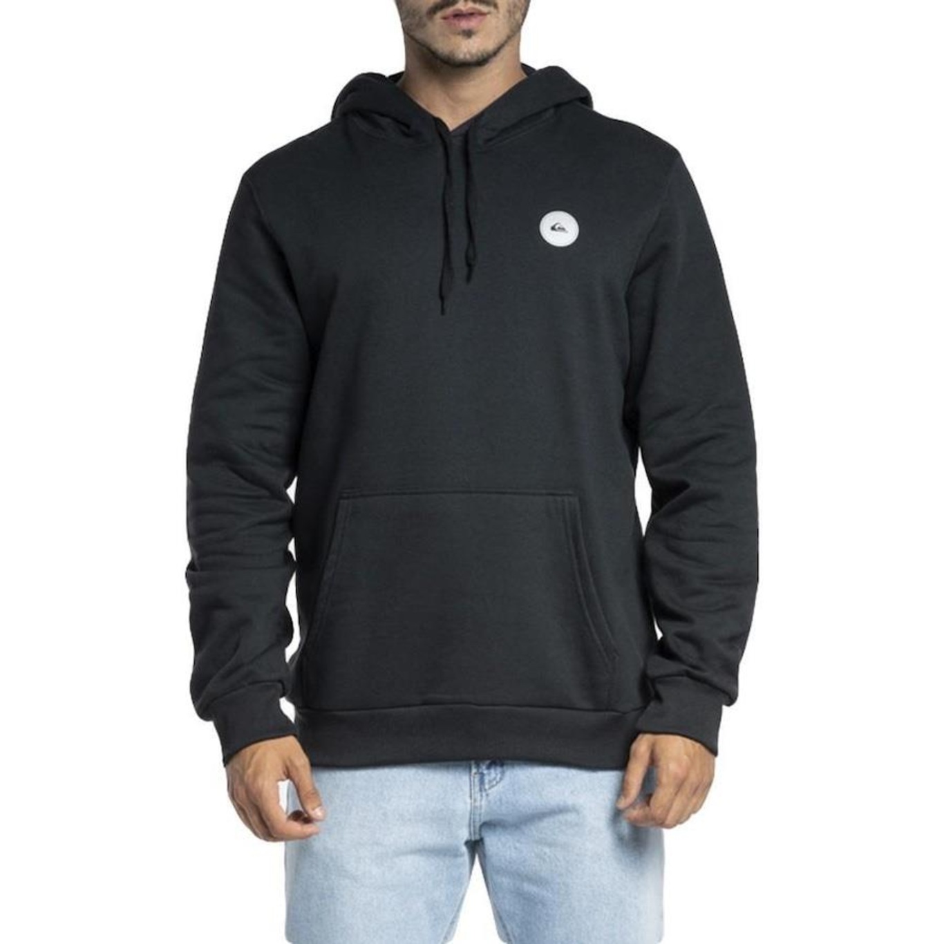 Blusão de Moletom com Capuz Quiksilver Transfer Round WT23 - Masculino - Foto 1