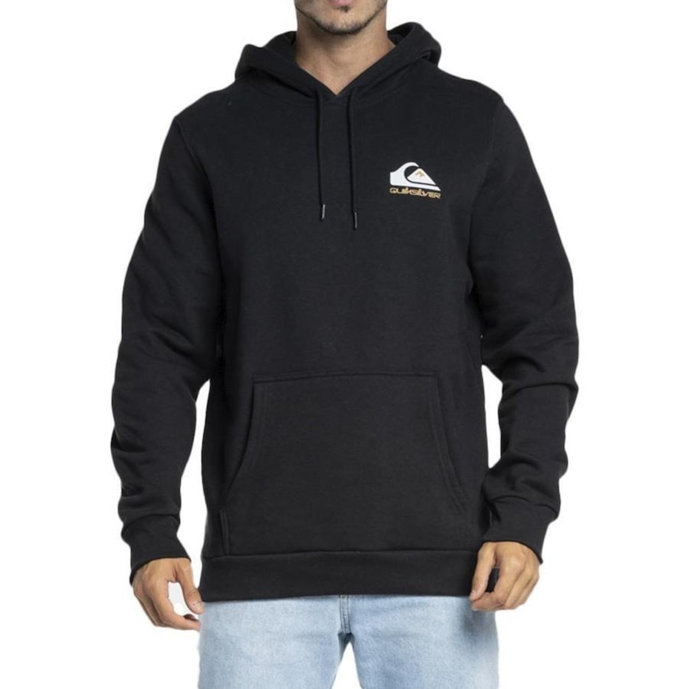 Blusão de Moletom com Capuz Quiksilver Omni Logo FC WT23 - Masculino - Foto 1