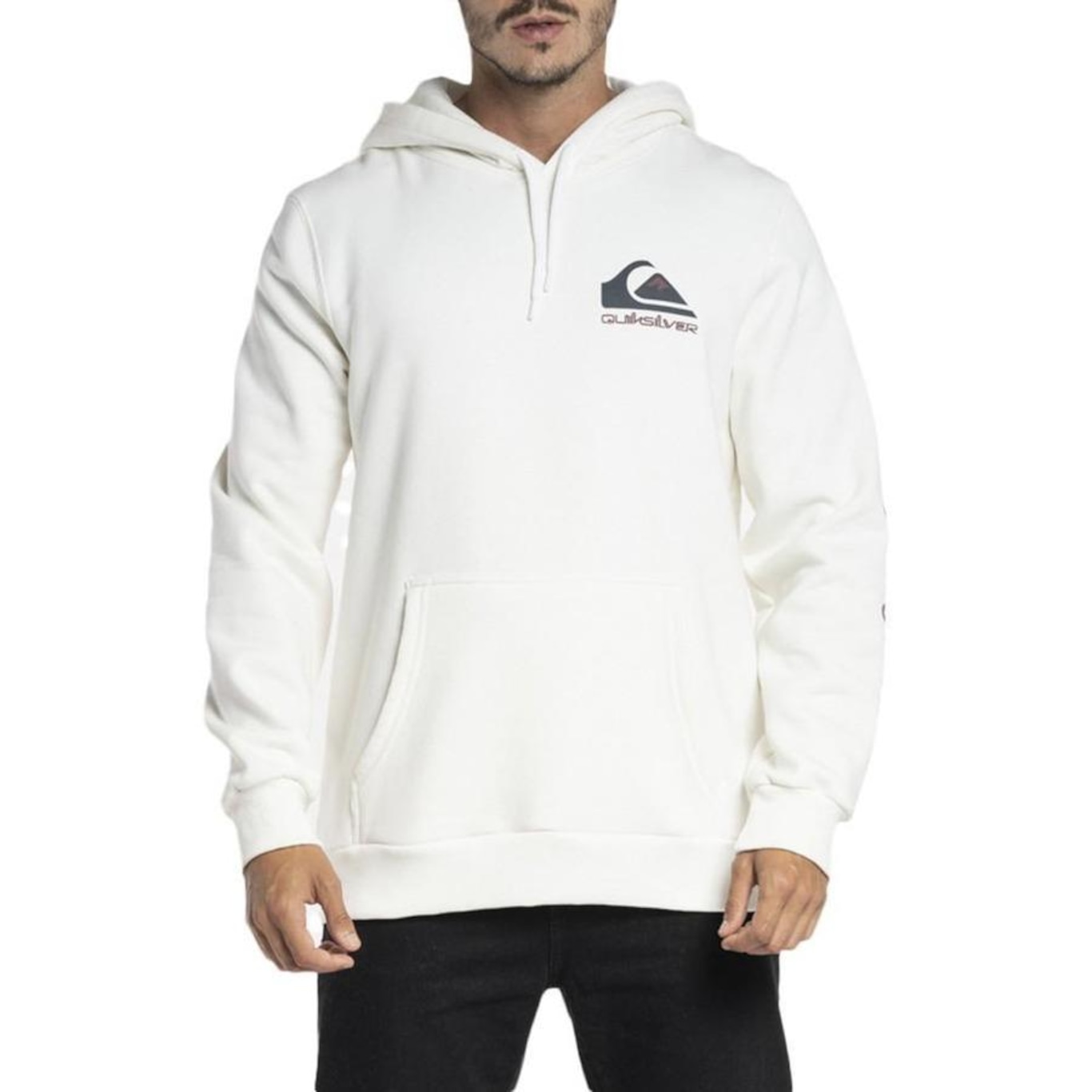 Blusão de Moletom com Capuz Quiksilver Omni Logo WT23 - Masculino - Foto 1