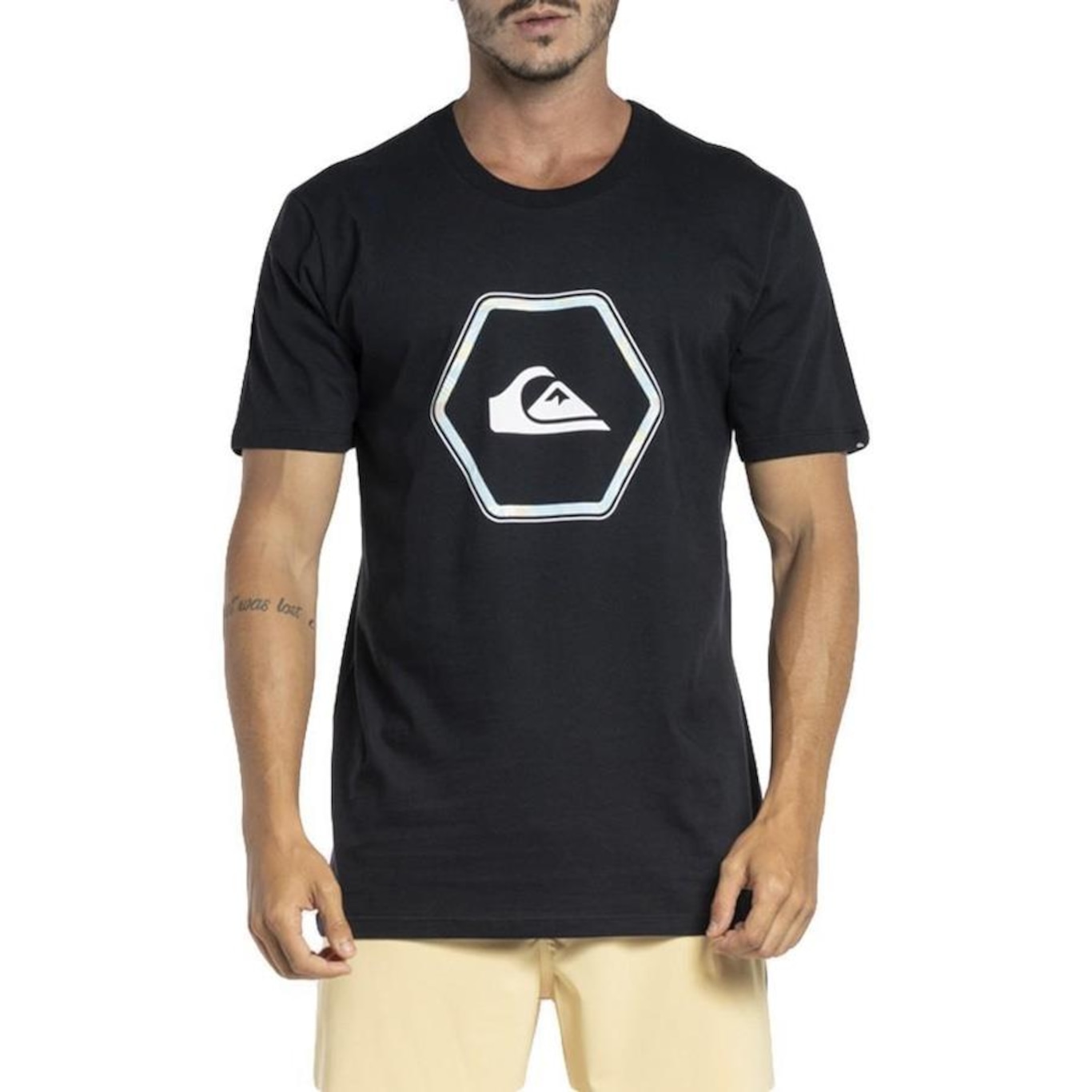 Camiseta Quiksilver Panel Beach WT23 - Masculina - Foto 1