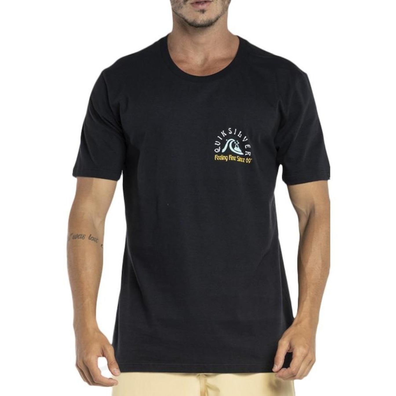 Camiseta Quiksilver The Original Barrel WT23 - Masculina - Foto 1