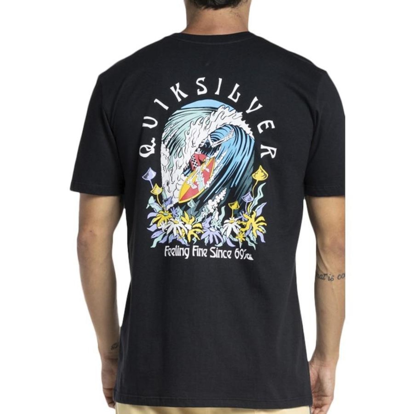 Camiseta Quiksilver The Original Barrel WT23 - Masculina - Foto 2