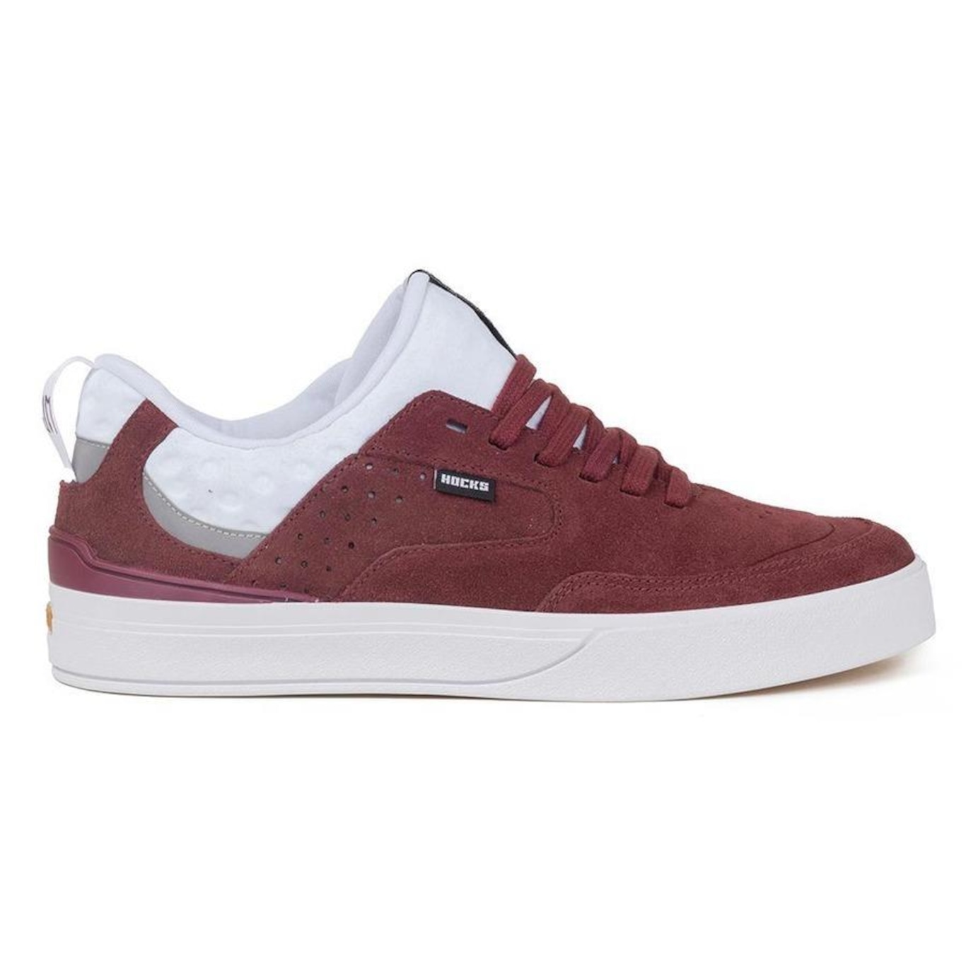 Tênis Hocks DLC 2 Burgundy - Masculino - Foto 1