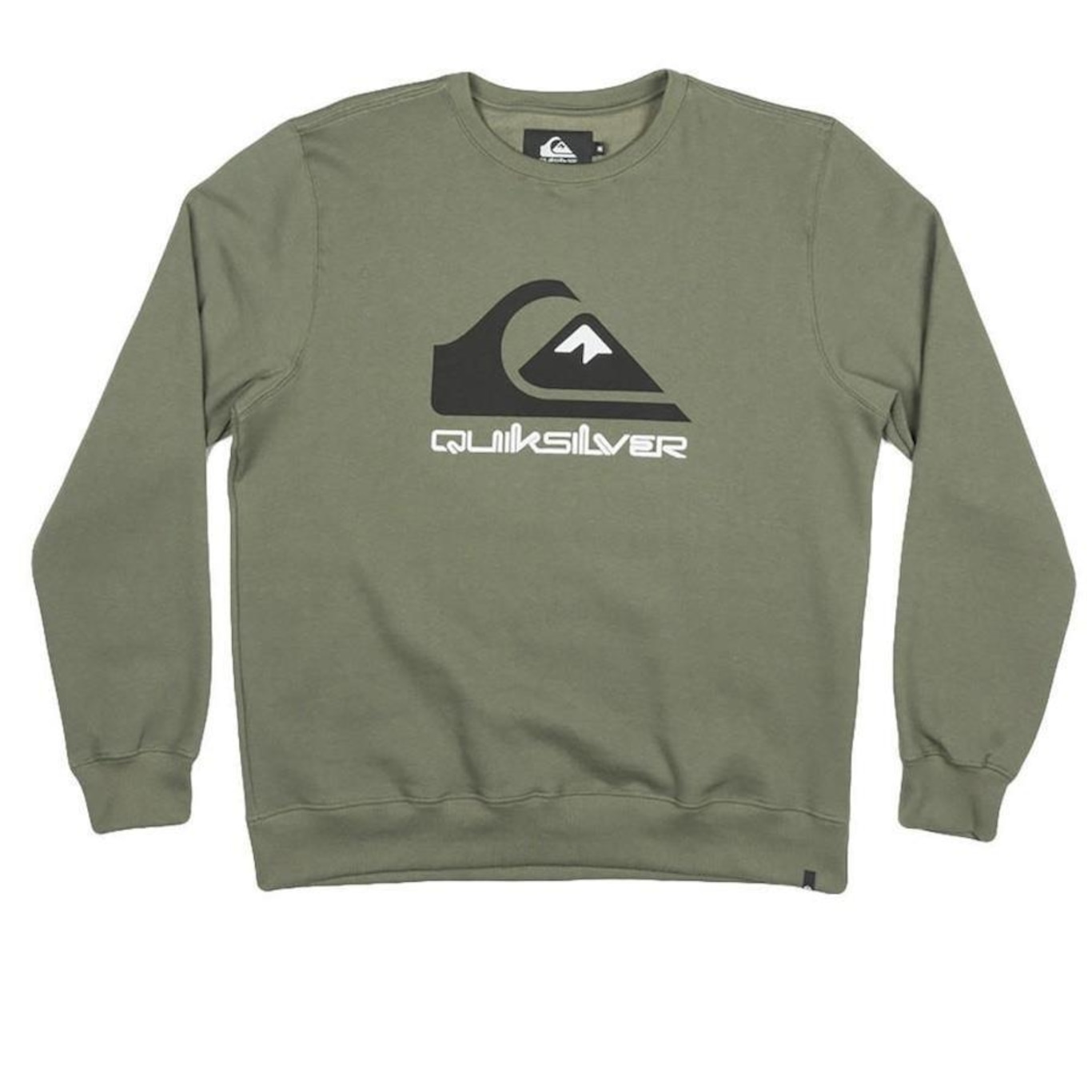 Blusão de Moletom sem Capuz Quiksilver Full Logo WT23 - Masculino - Foto 4