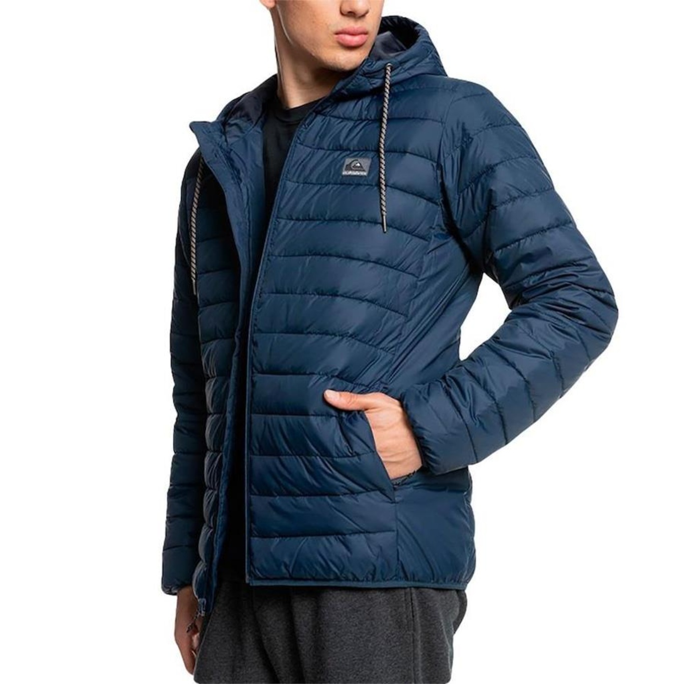 Jaqueta com Capuz Quiksilver Scaly Hood WT23 - Masculina - Foto 4