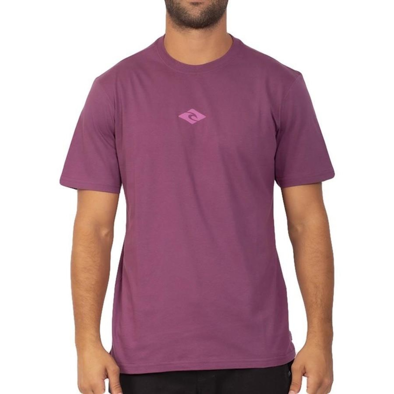 Camiseta Rip Curl 3D Icon WT23 - Masculina Grape Wine - Foto 1