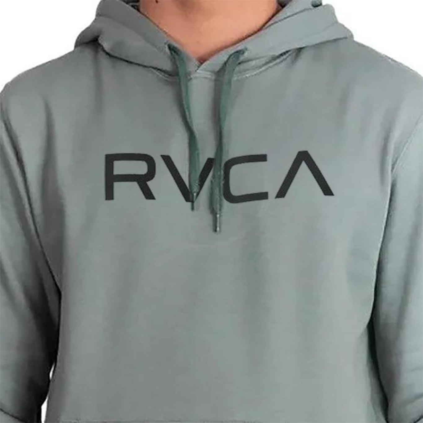 Blusão de Moletom com Capuz Rvca Big Rvca - Masculino - Foto 2