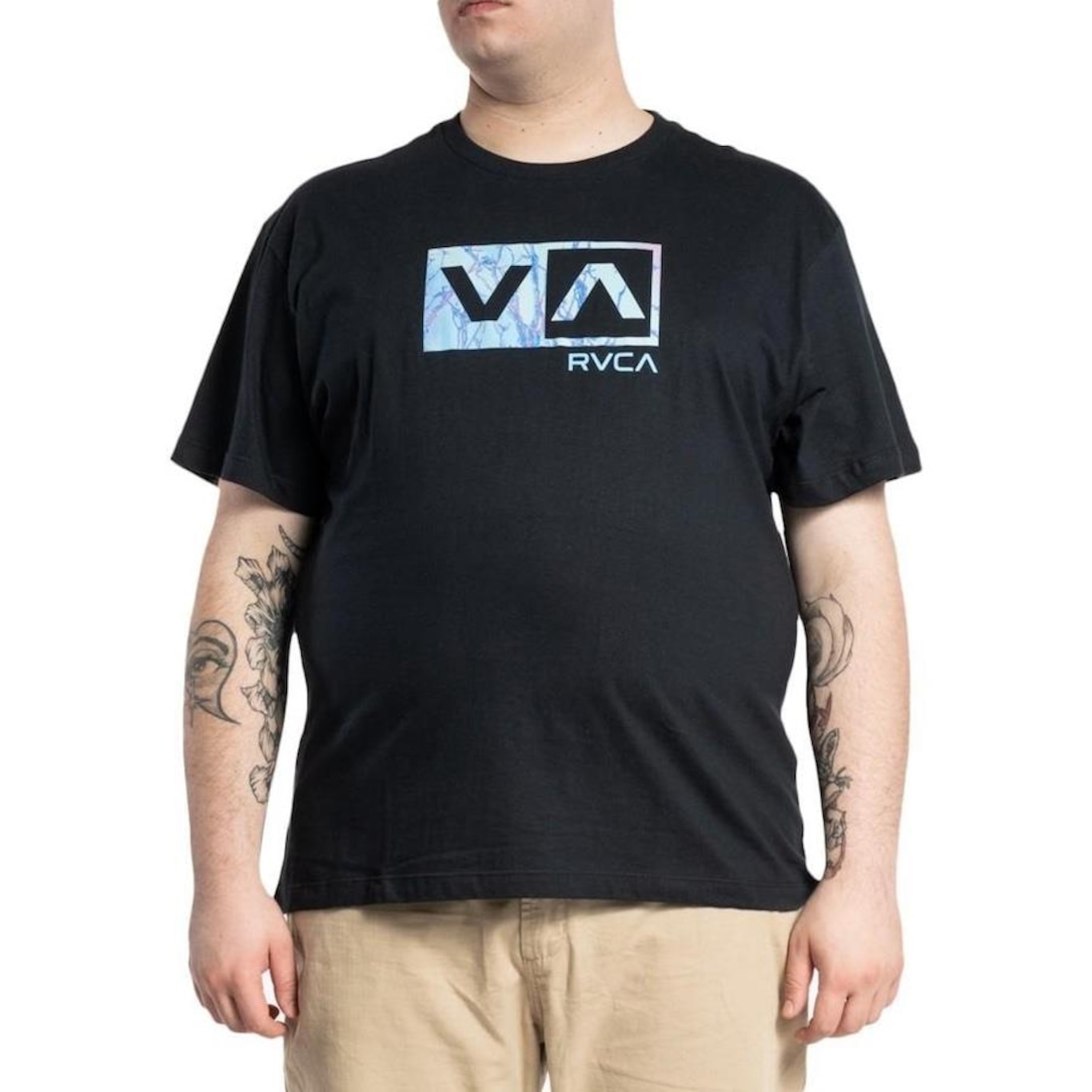 Camiseta RVCA Balance Box Plus Size WT23 - Masculina - Foto 1