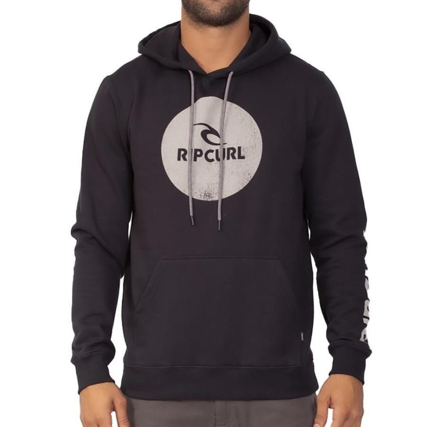 Blusão de Moletom com Capuz Rip Curl Corp Icon And Brand WT23 - Masculino - Foto 1